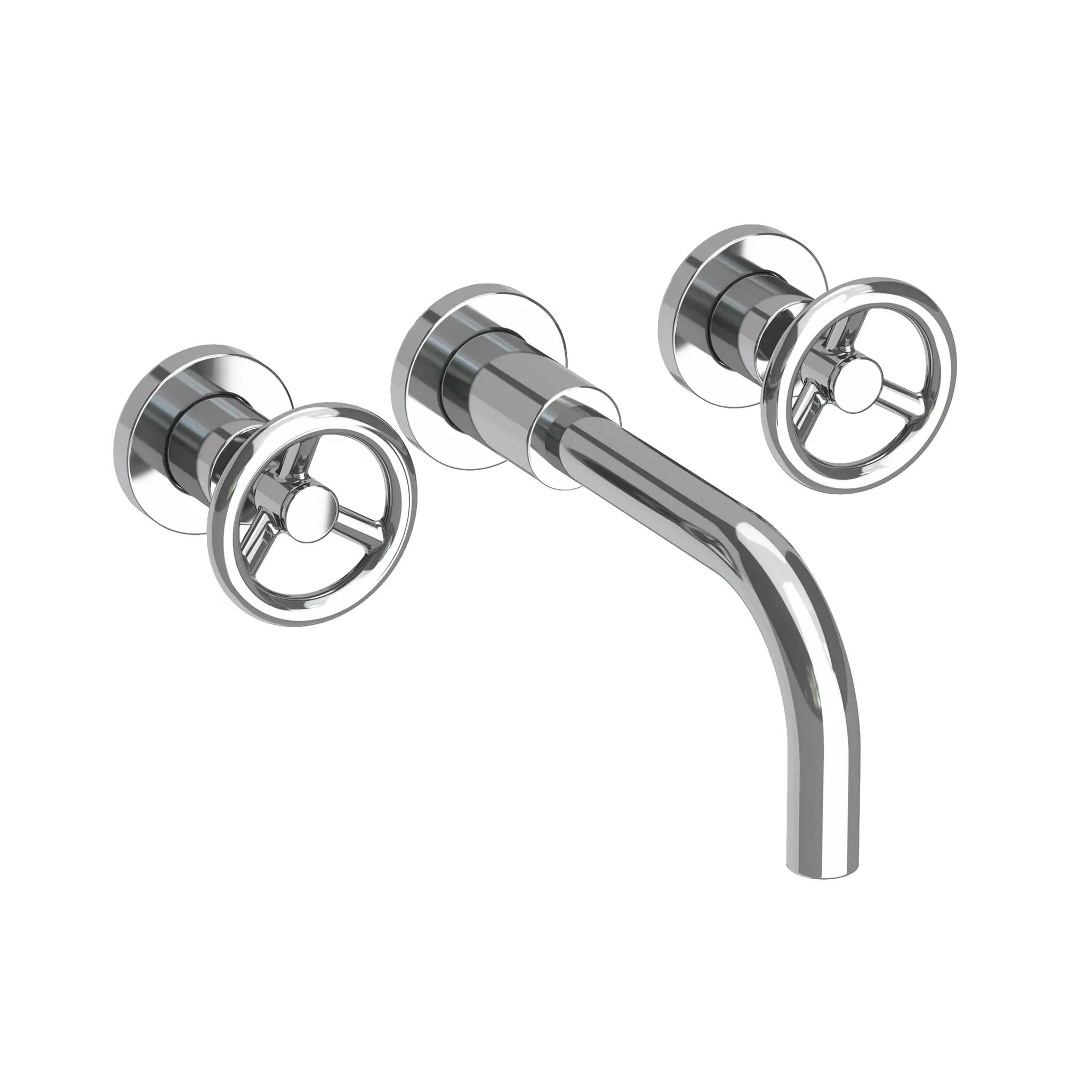 polished chrome faucet