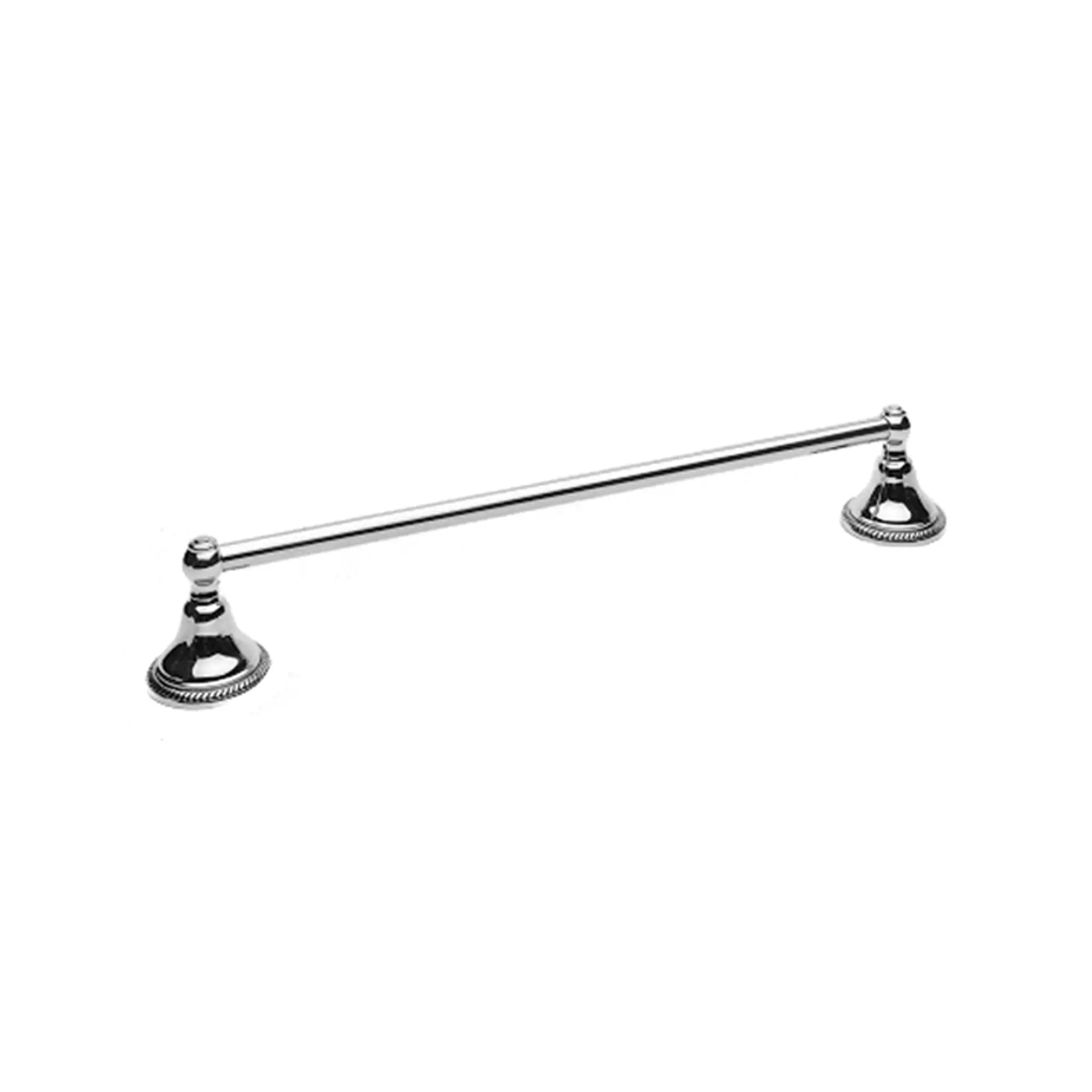 polished chrome towel bar