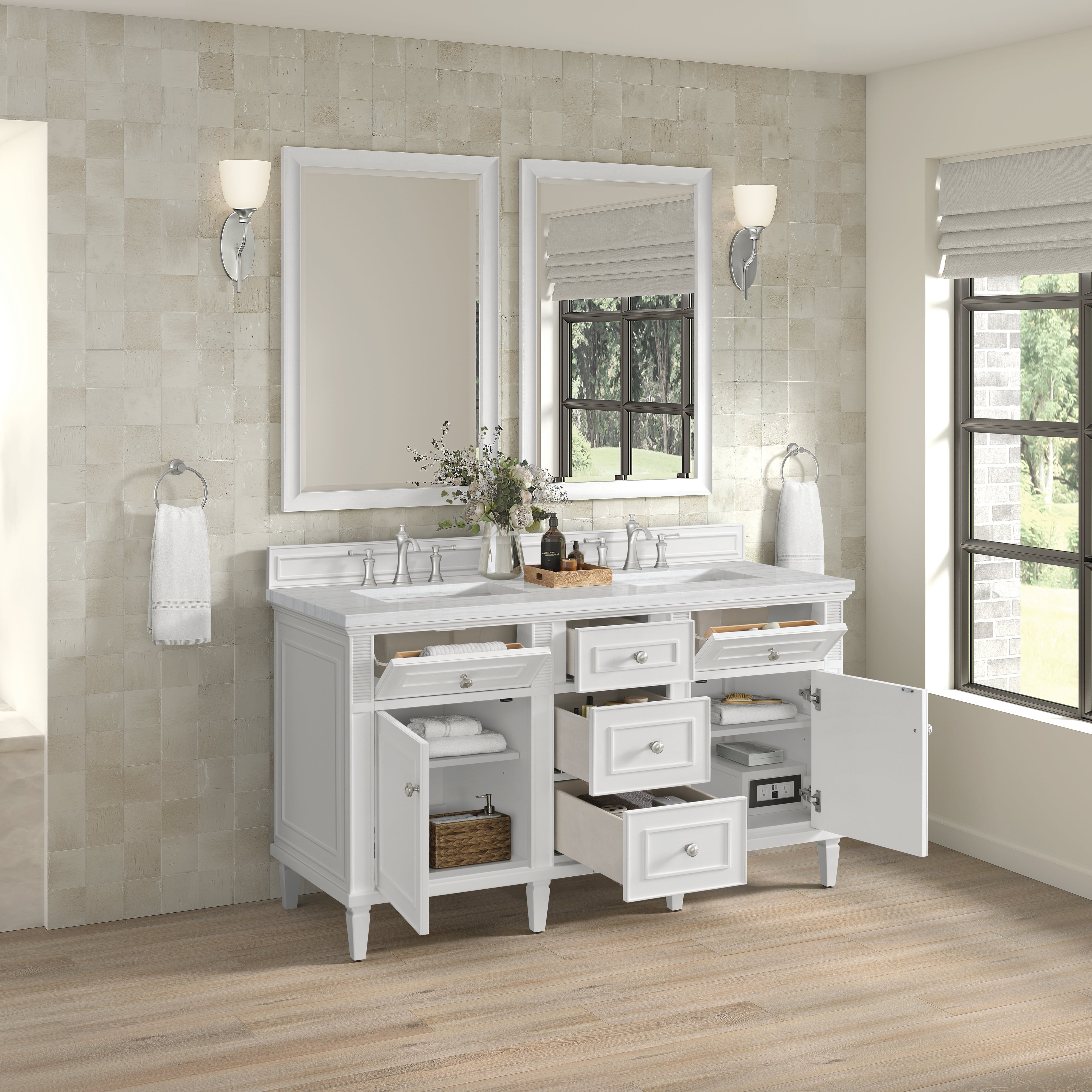 arctic fall solid surface top vanity