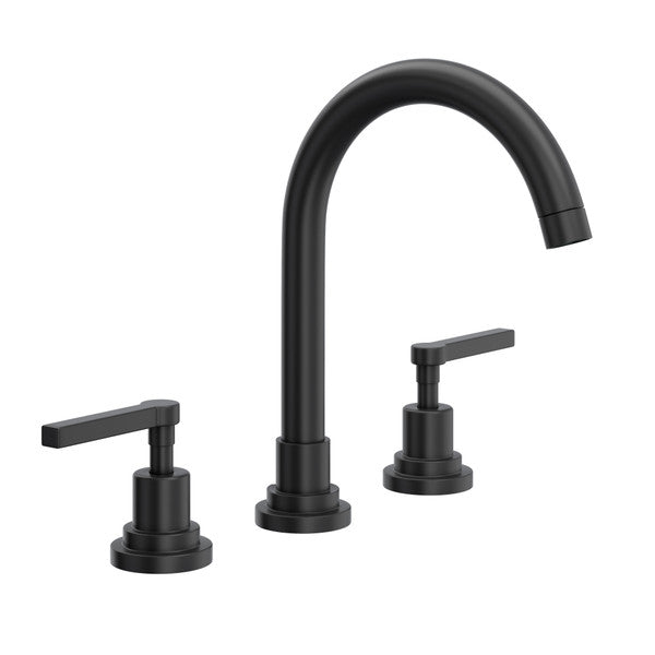 Rohl Lombardia Widespread Lavatory Faucet with C-Spout