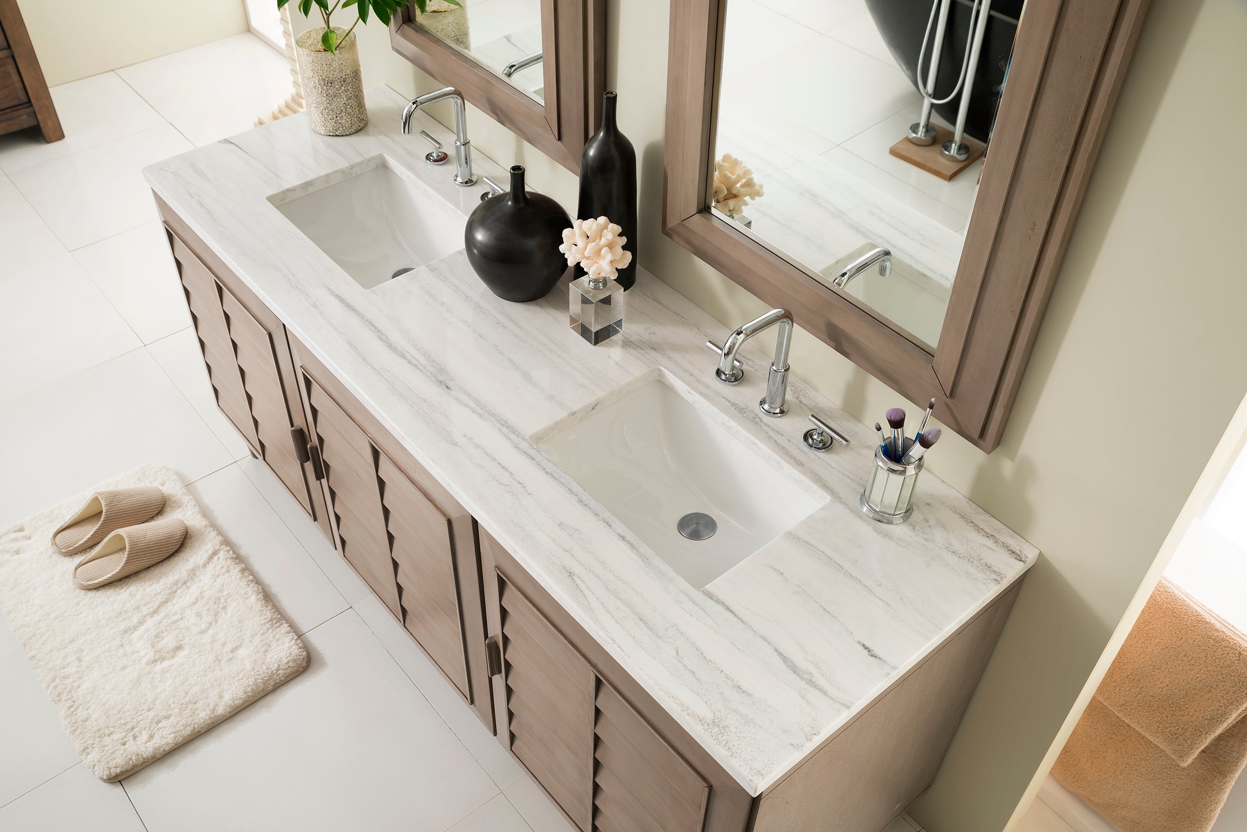 arctic fall solid surface top vanity