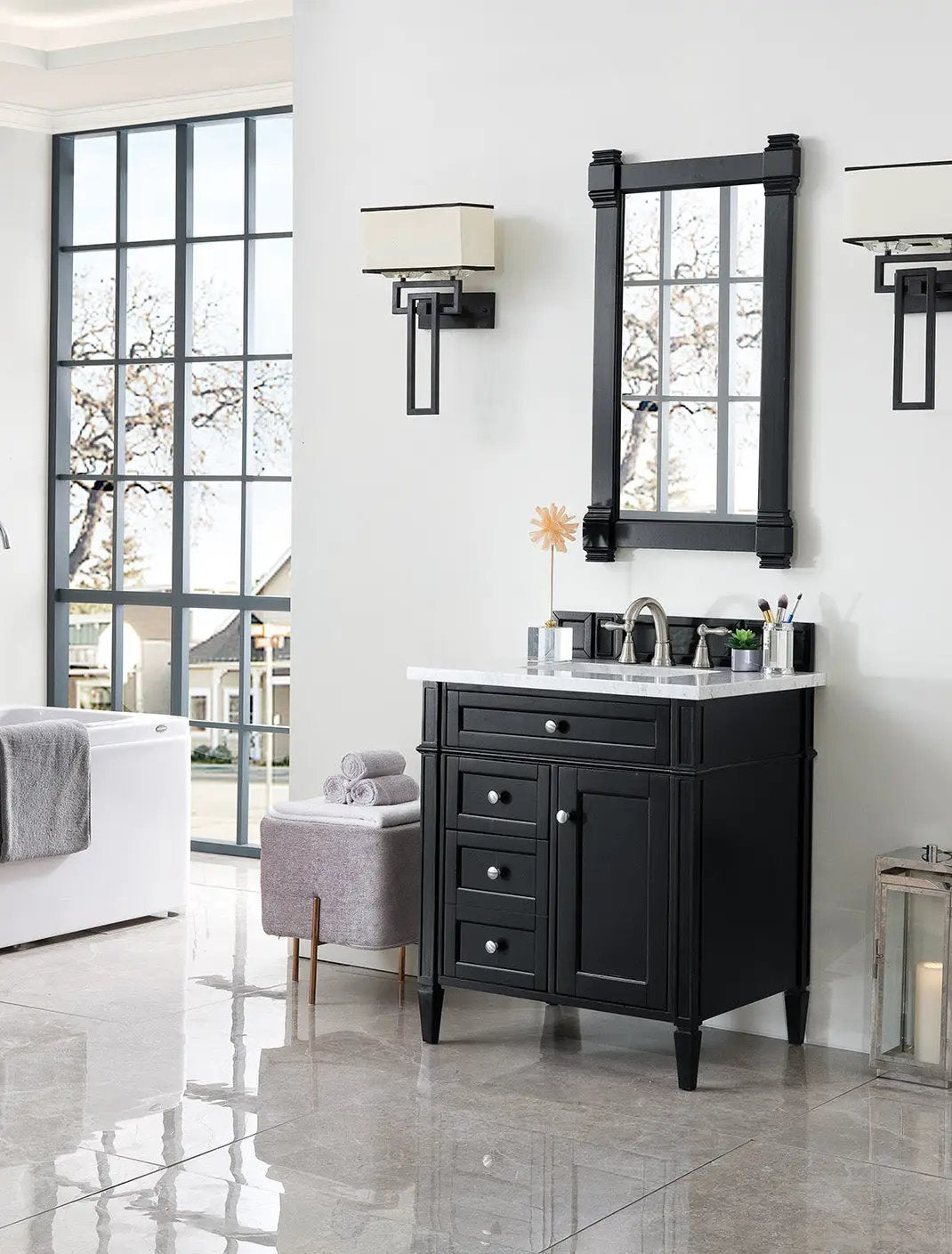 black onyx vanity