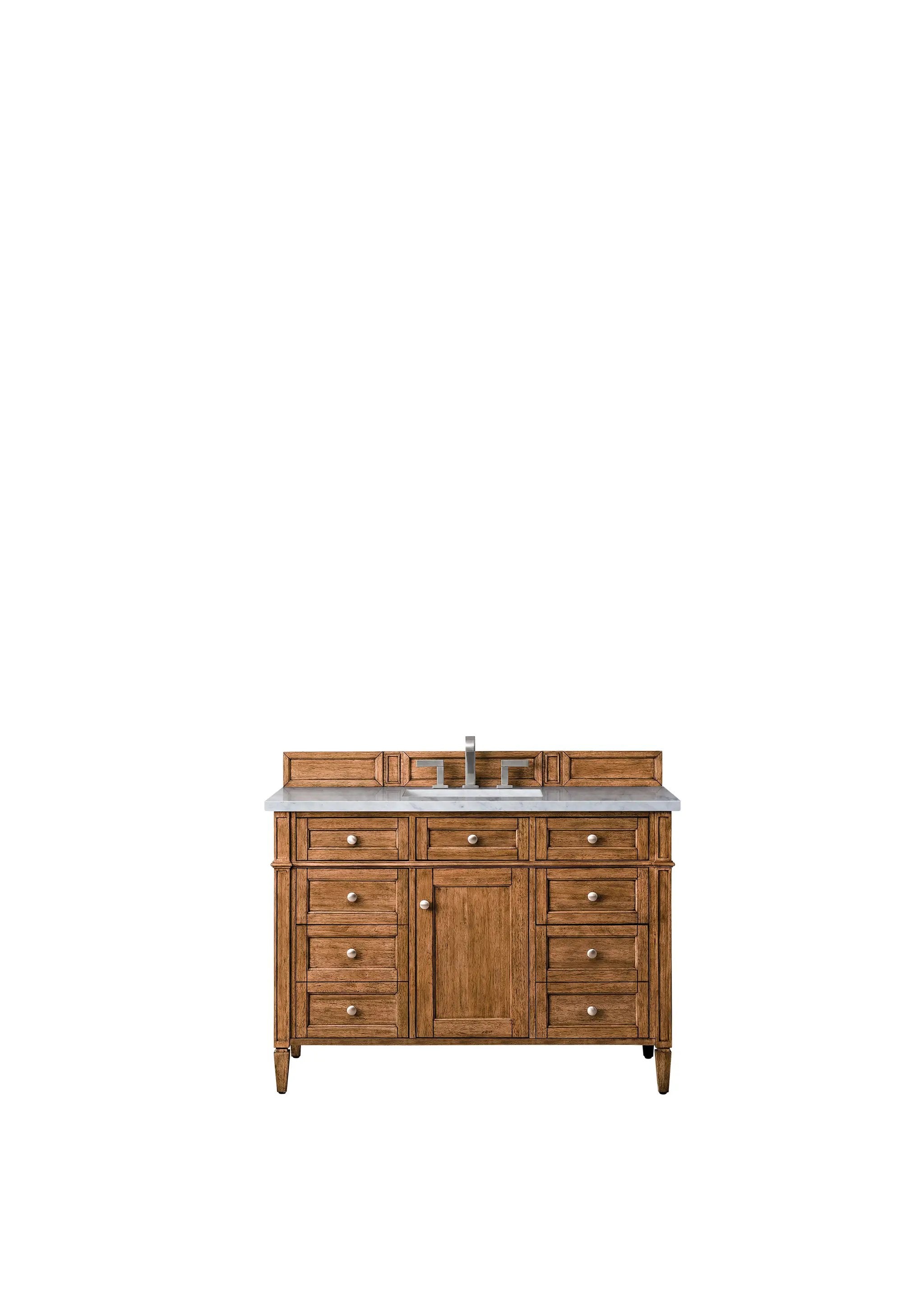 James Martin Brittany 48" Single Vanity Set - Saddle Brown by James Martin Vanities