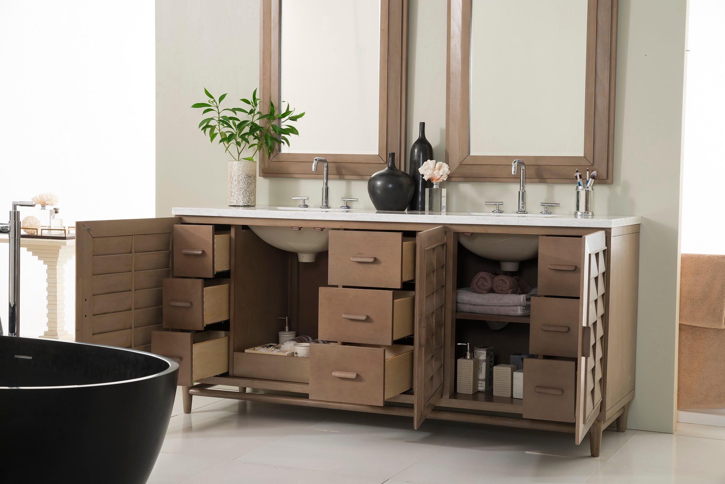 arctic fall solid surface top vanity