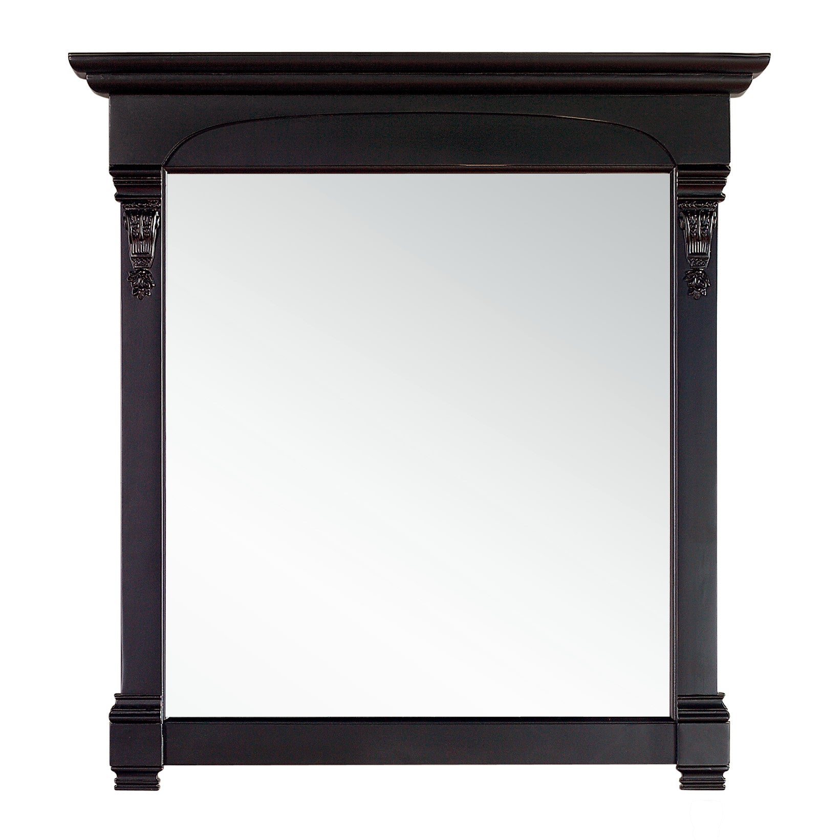 antique black brookfield mirror