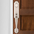 dark bronze door handle and knob