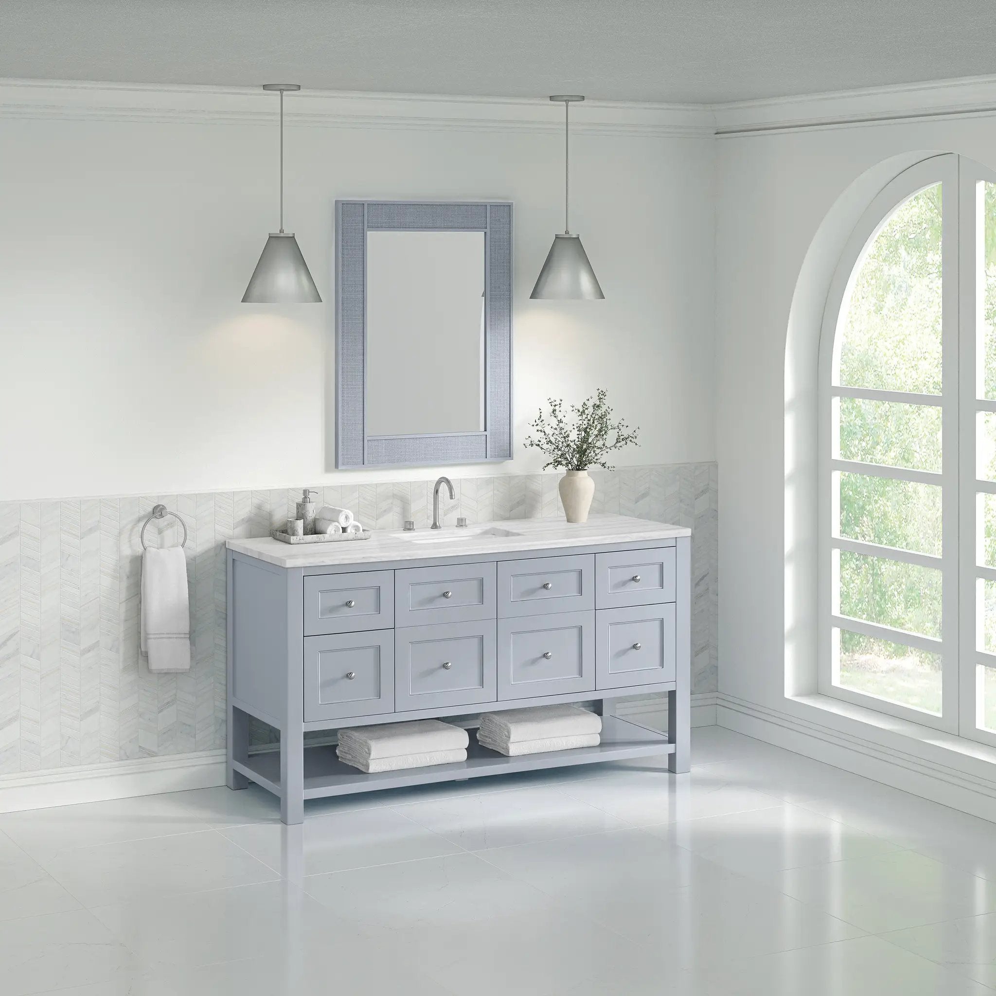 serenity blue vanity