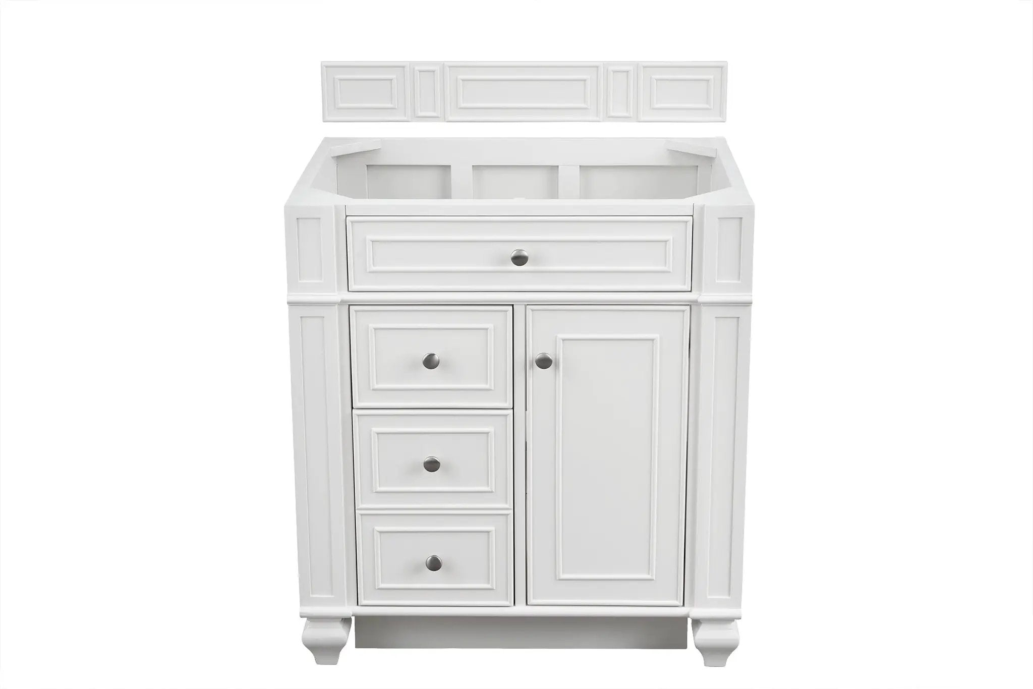 James Martin Bristol 30" Single Vanity Set - Bright White by James Martin Vanities