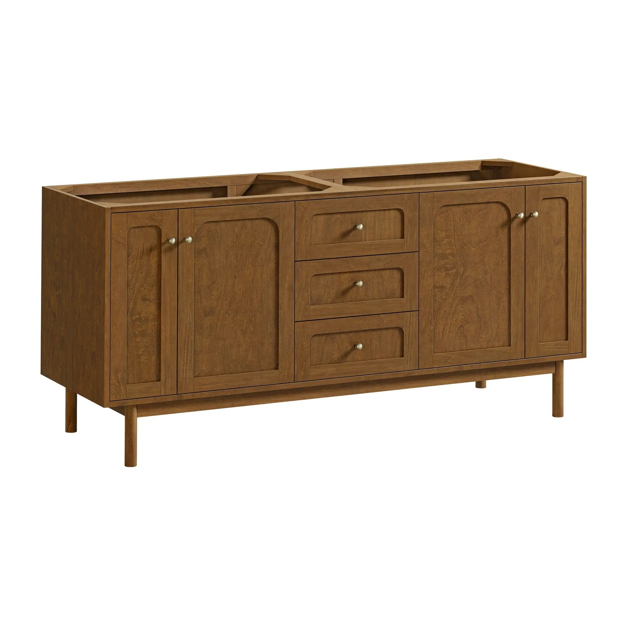 honey oak vanity