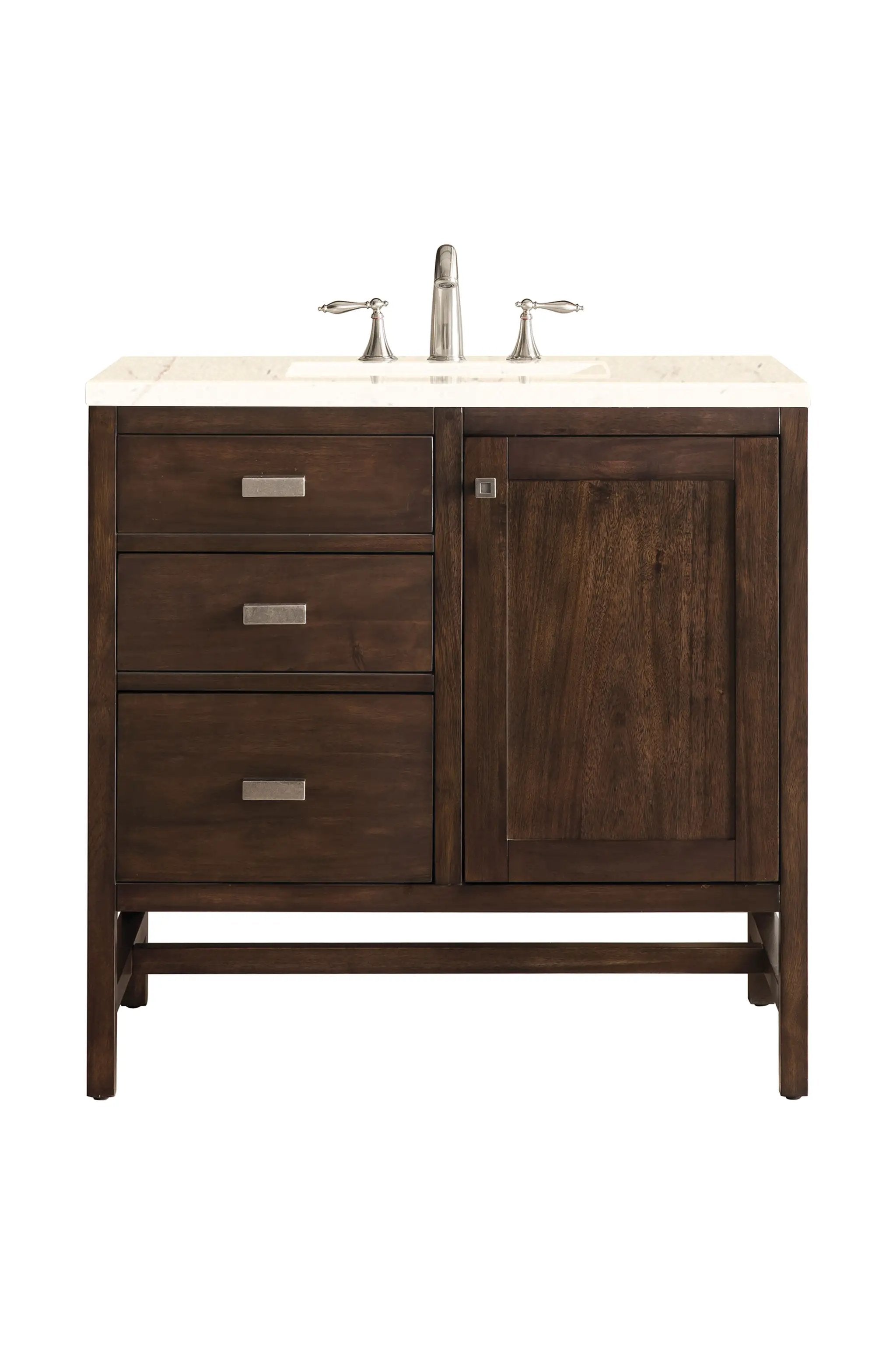 James Martin Addison 36" Single Vanity Set - Mid-Century Acacia by James Martin Vanities