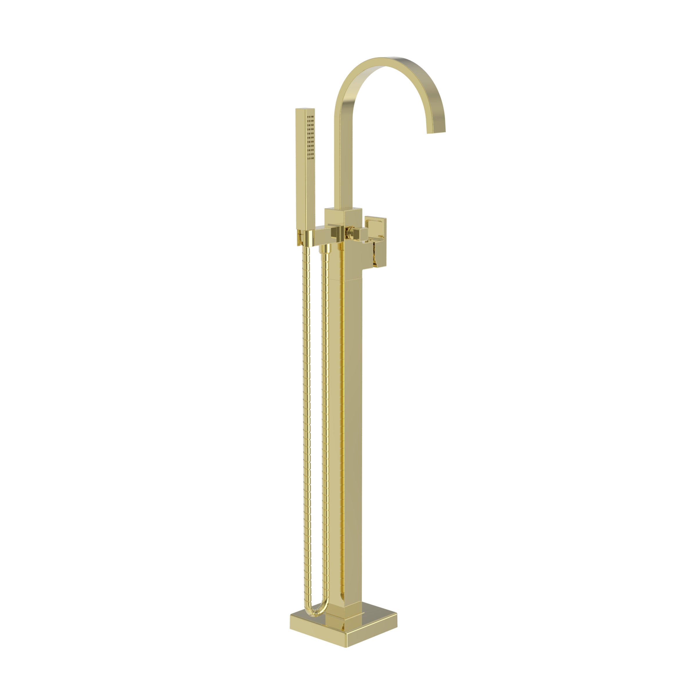 Newport Brass Secant Exposed Tub and Hand Shower Set - Free Standing