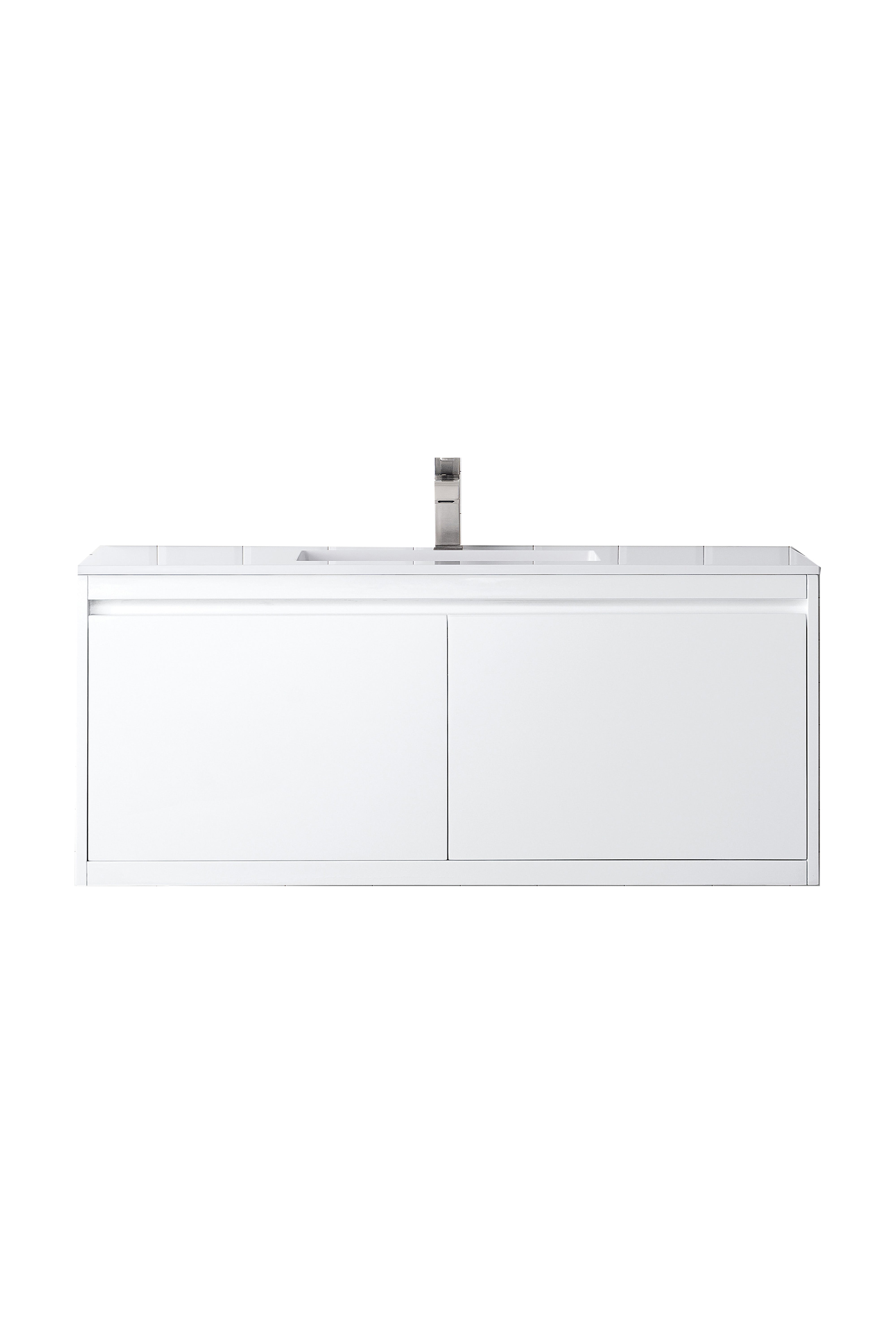 James Martin Vanities Mantova 47.3" Single Vanity - Glossy White