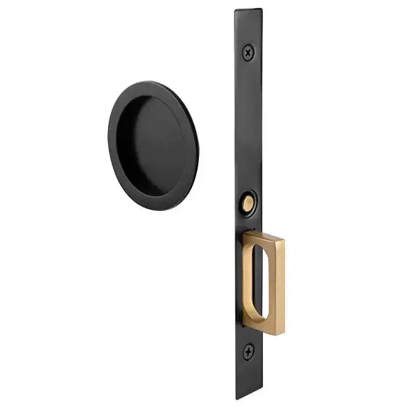 Emtek Round Pocket Door Mortise Set by Emtek