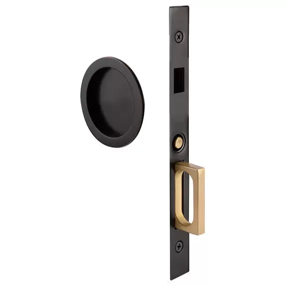 Emtek Round Pocket Door Mortise Set by Emtek
