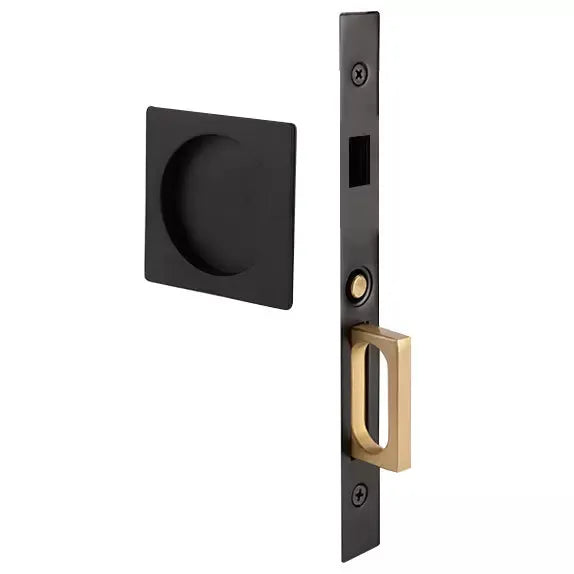 Emtek Square Pocket Door Mortise Set by Emtek