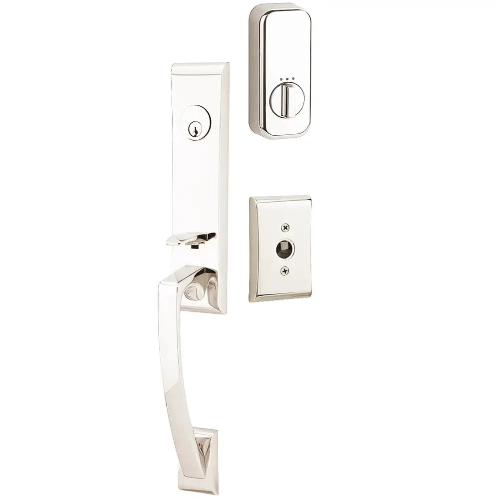 Emtek Single Cylinder Apollo Tubular Entry Lever Handleset by Emtek