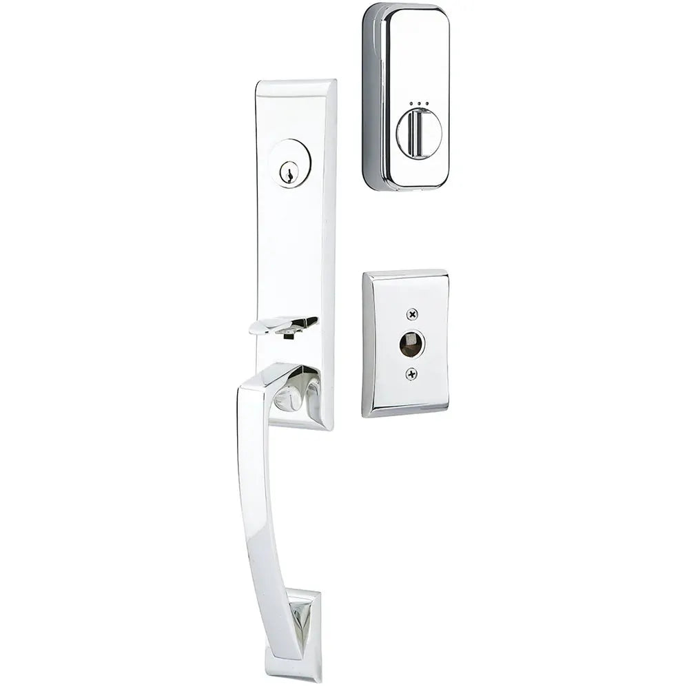 Emtek Single Cylinder Apollo Tubular Entry Lever Handleset by Emtek