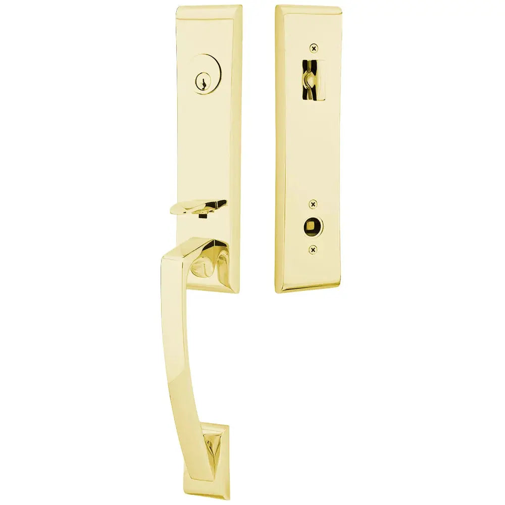 Emtek Single Cylinder Apollo Tubular Entry Lever Handleset by Emtek