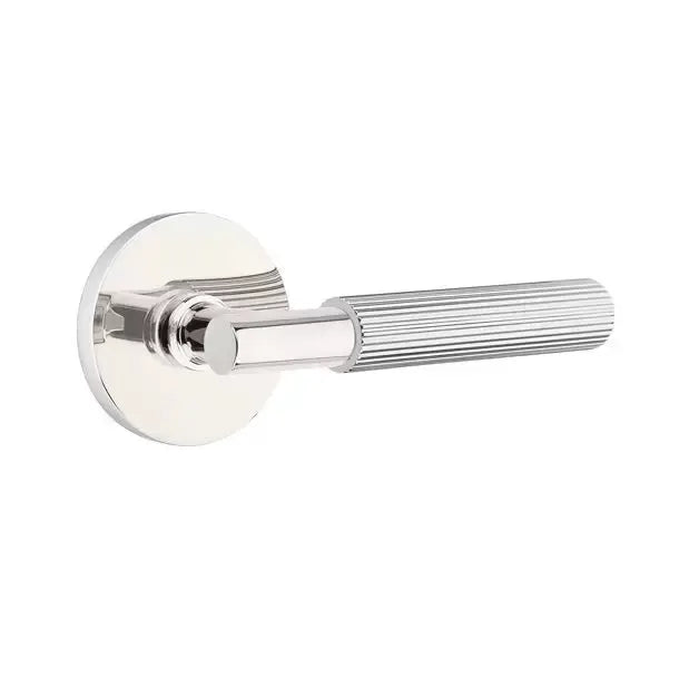 polished chrome lever