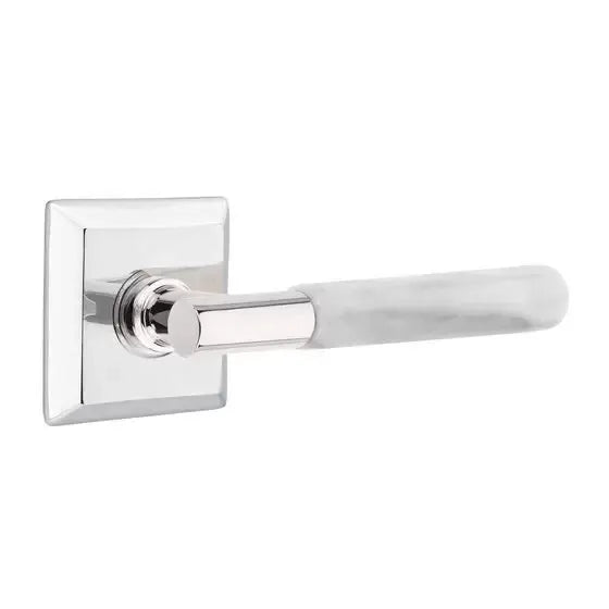 polished chrome lever