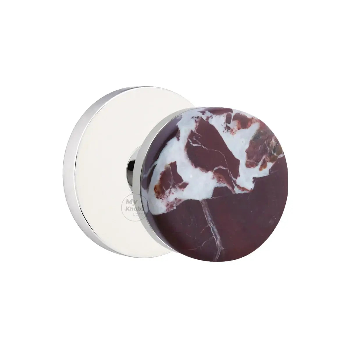 polished chrome knob