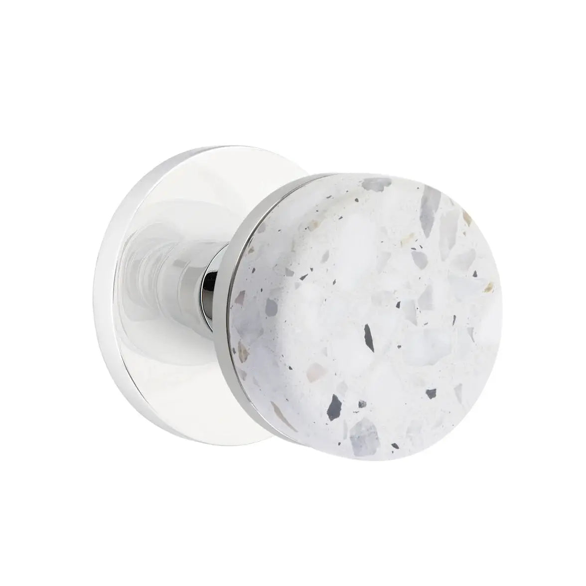 polished chrome knob