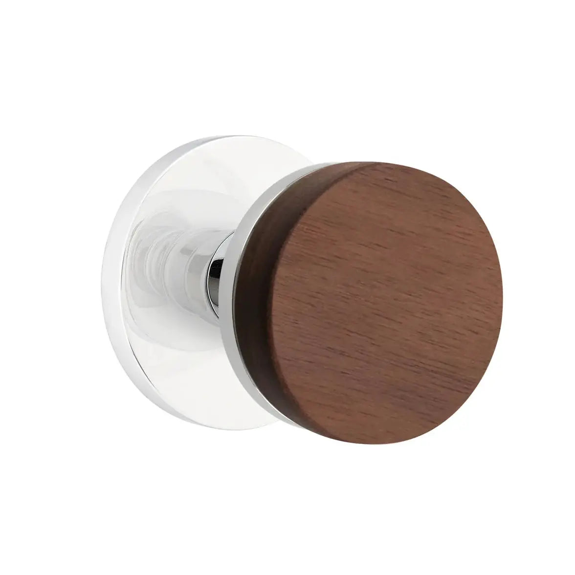 polished chrome knob