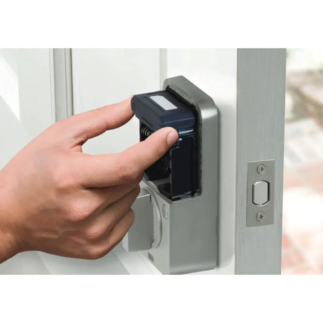 polished chrome door deadbolt