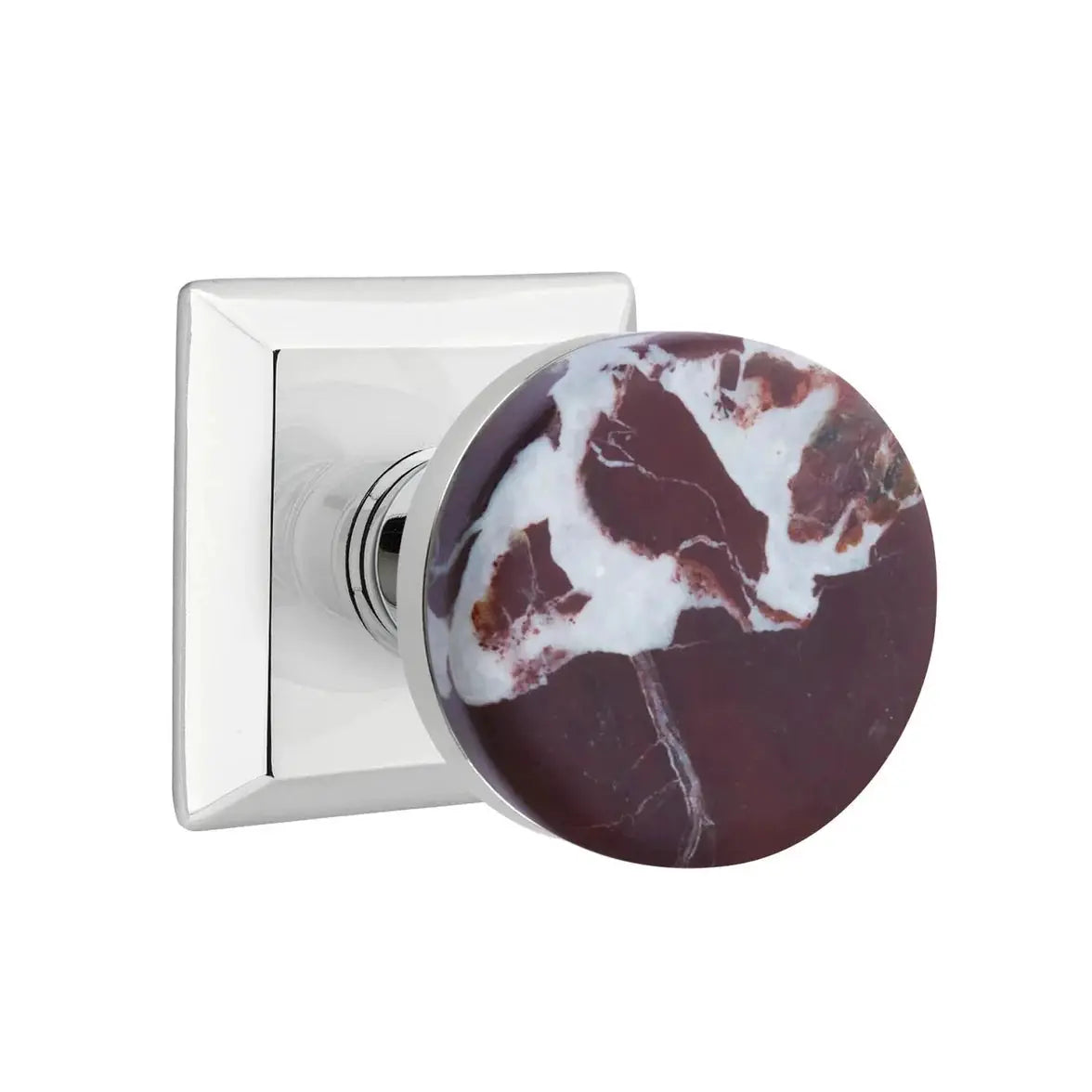 polished chrome knob