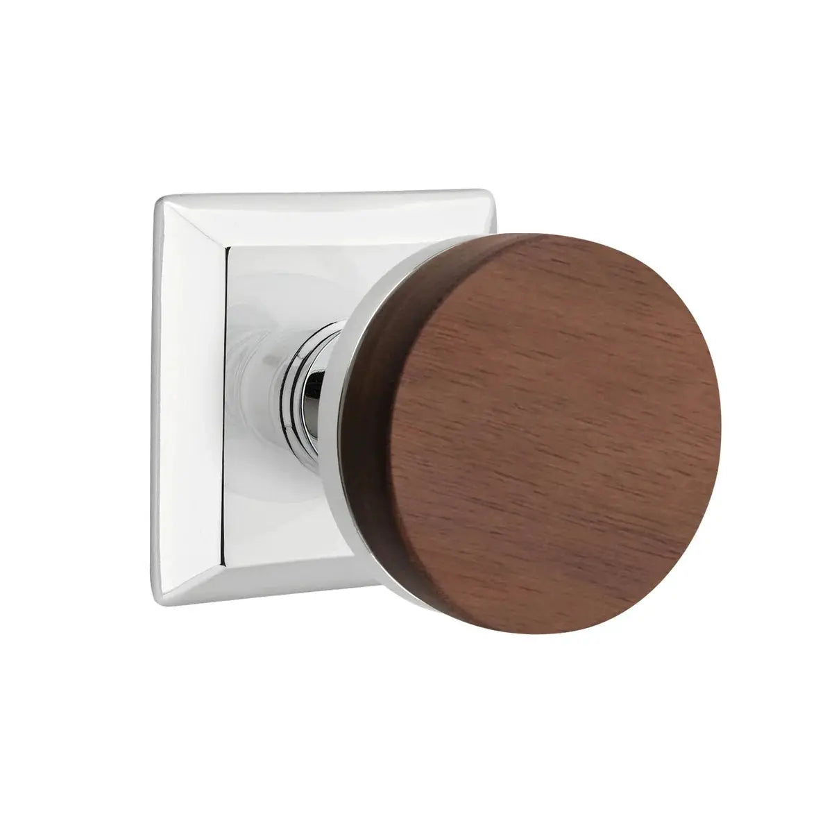 polished chrome knob