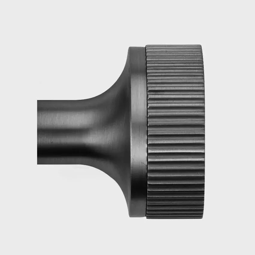 flat black knob
