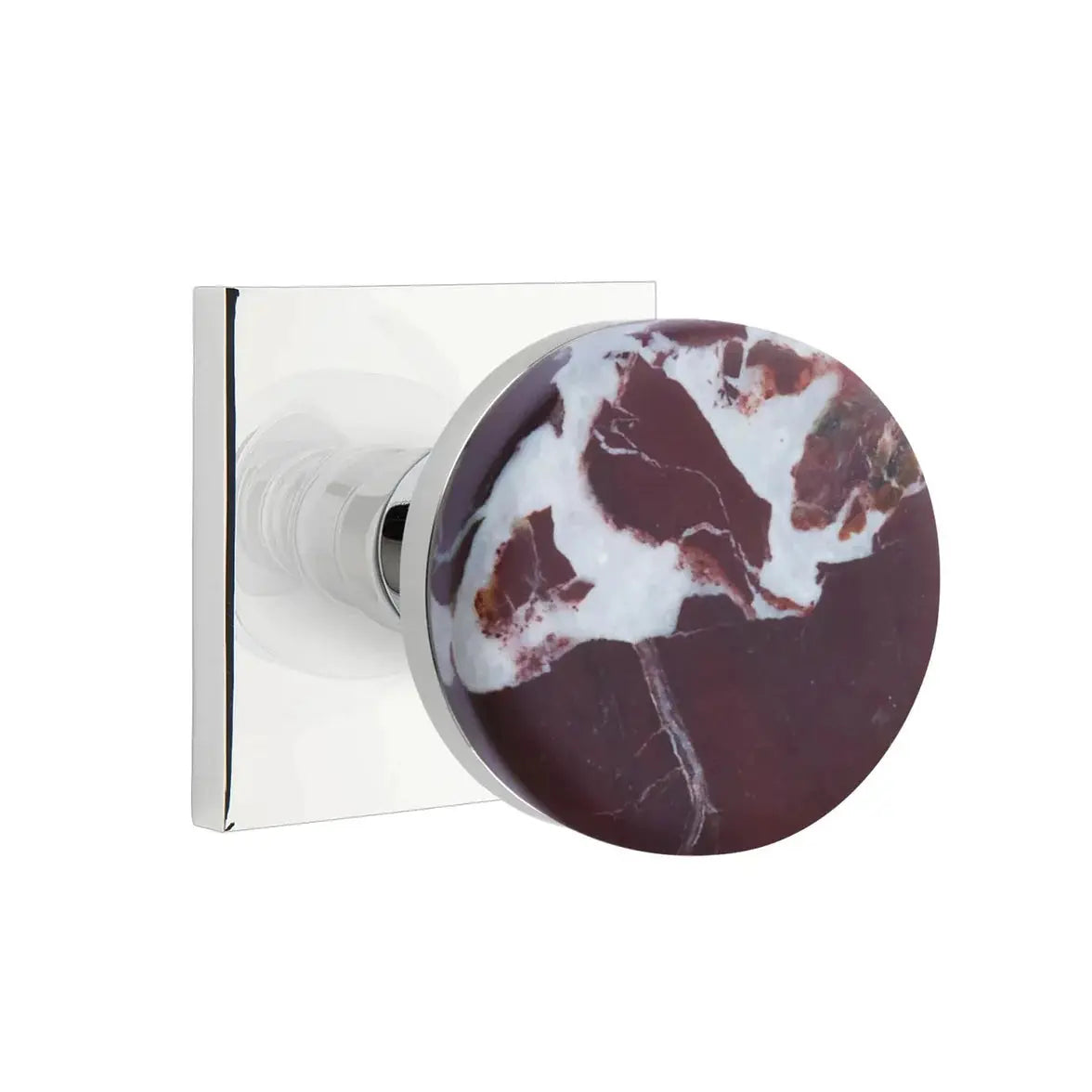 polished chrome knob