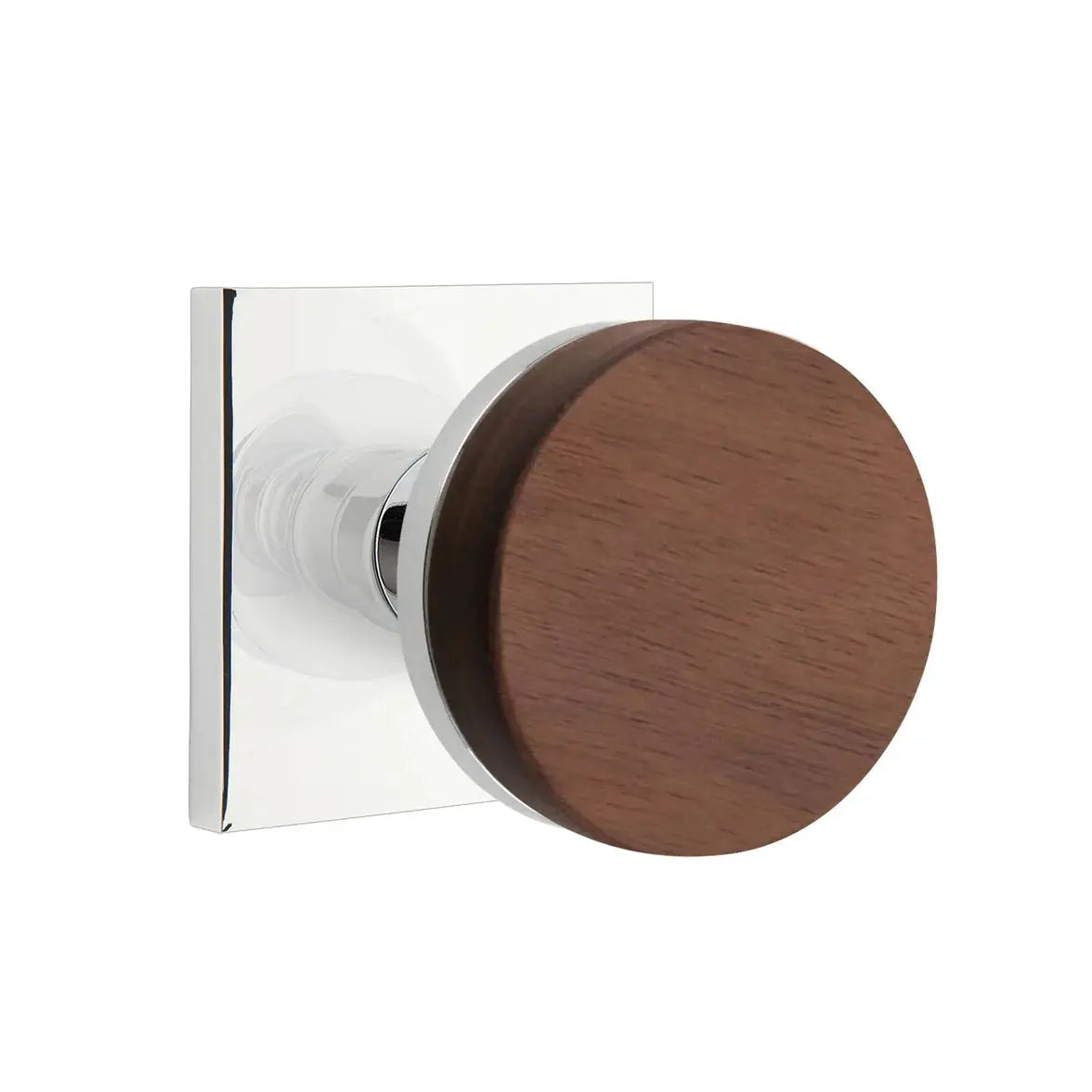 polished chrome knob