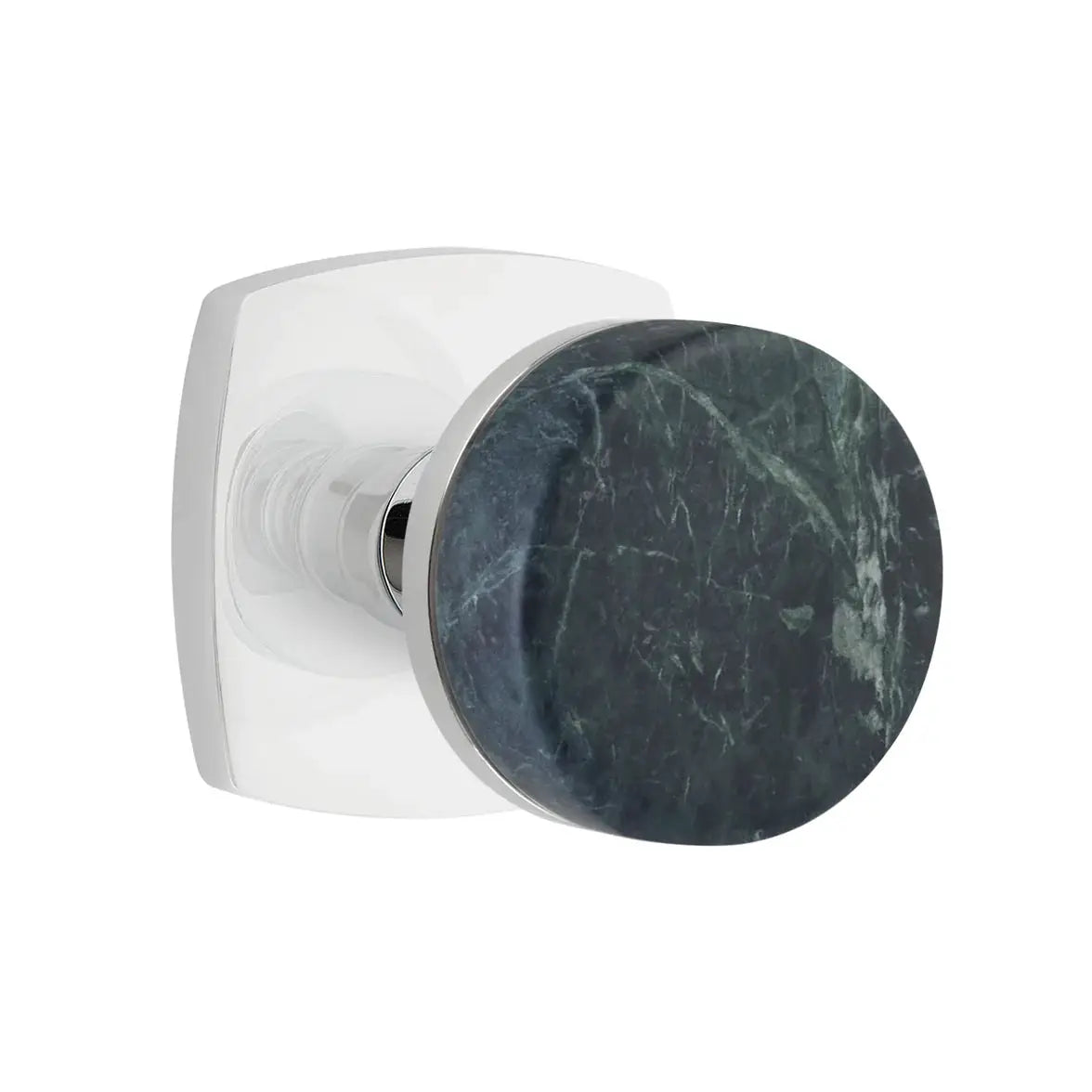 polished chrome knob