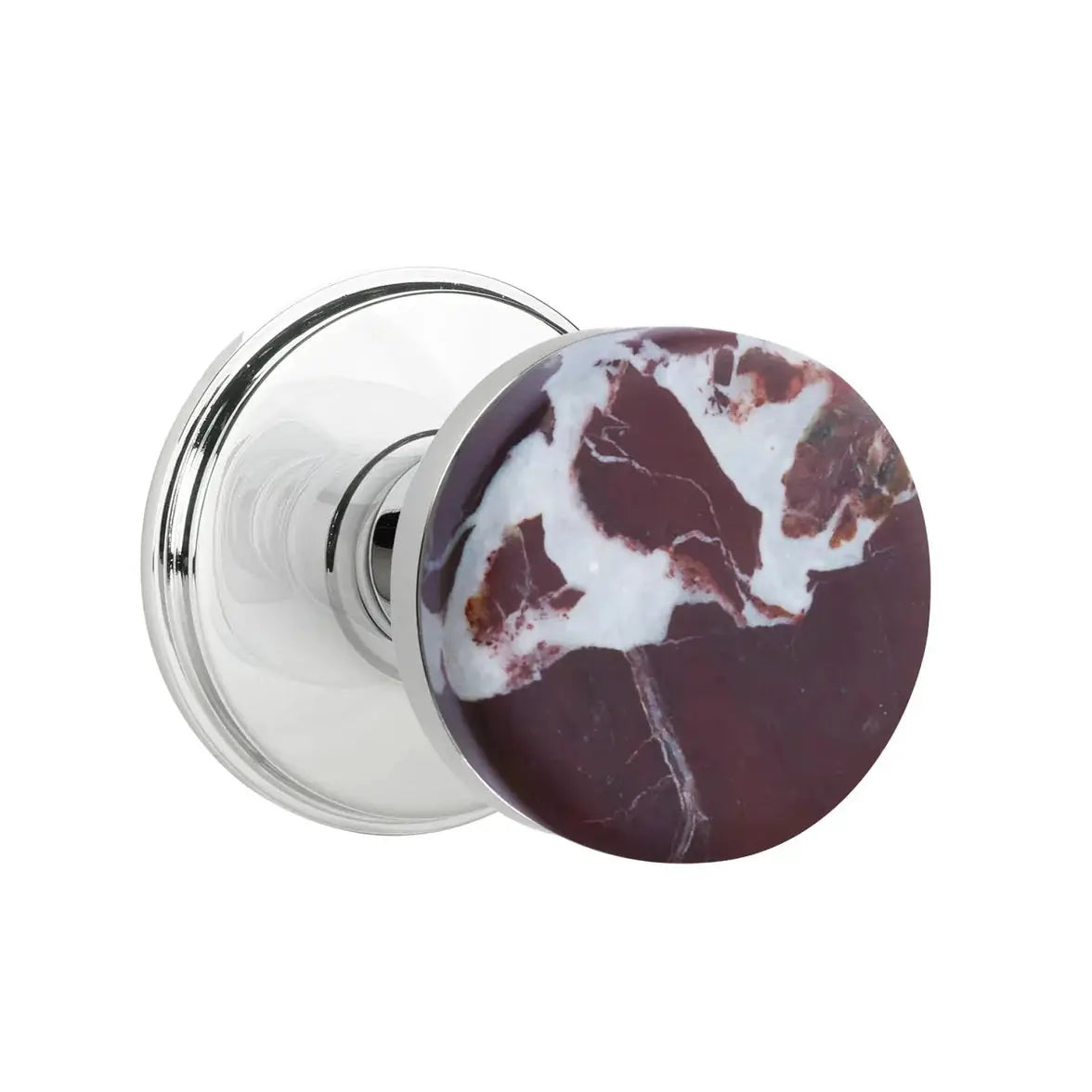 polished chrome knob