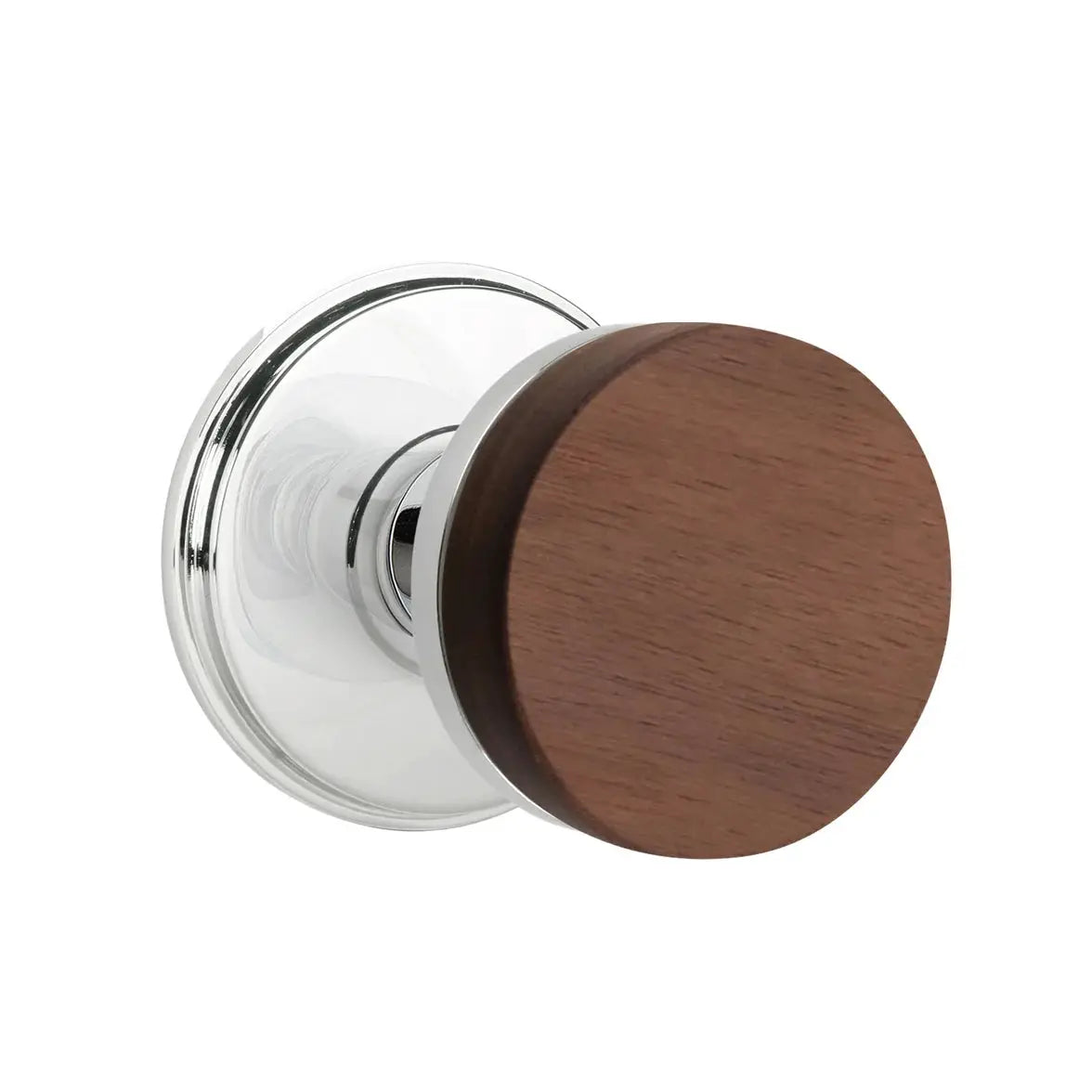 polished chrome knob
