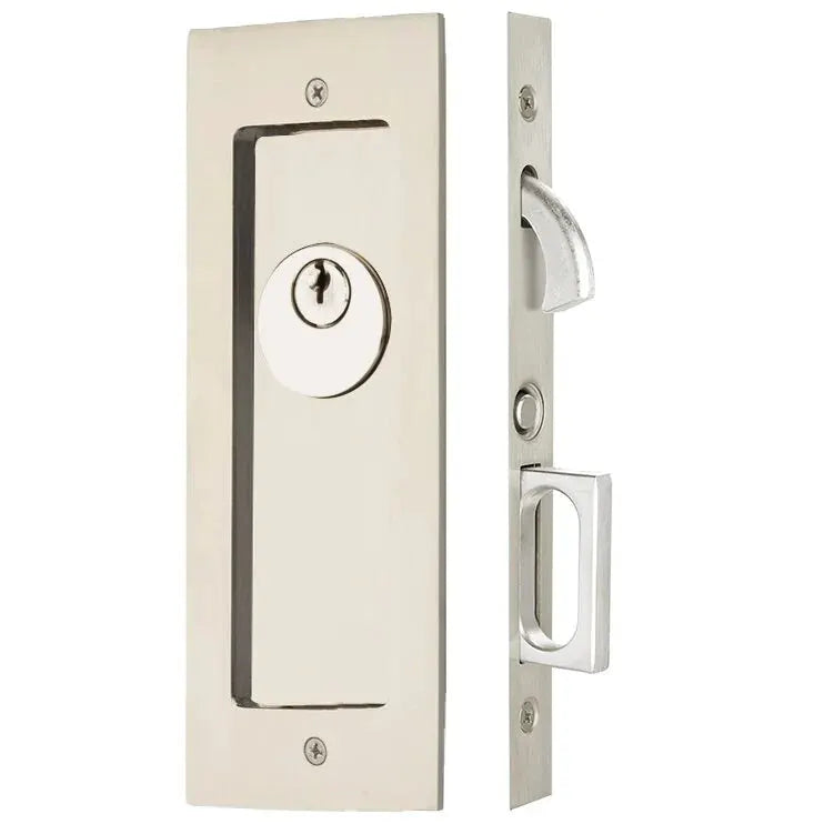 Emtek Modern Rectangular Pocket Door Mortise Lock by Emtek