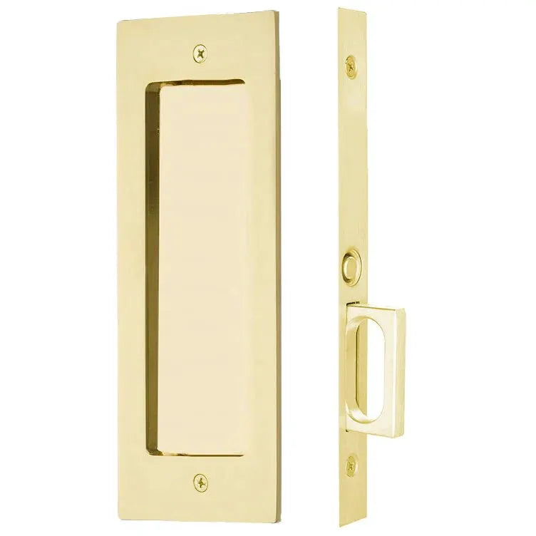Emtek Modern Rectangular Pocket Door Mortise Lock by Emtek