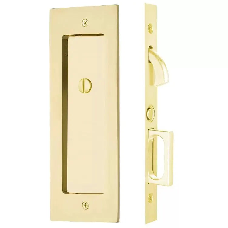 Emtek Modern Rectangular Pocket Door Mortise Lock by Emtek