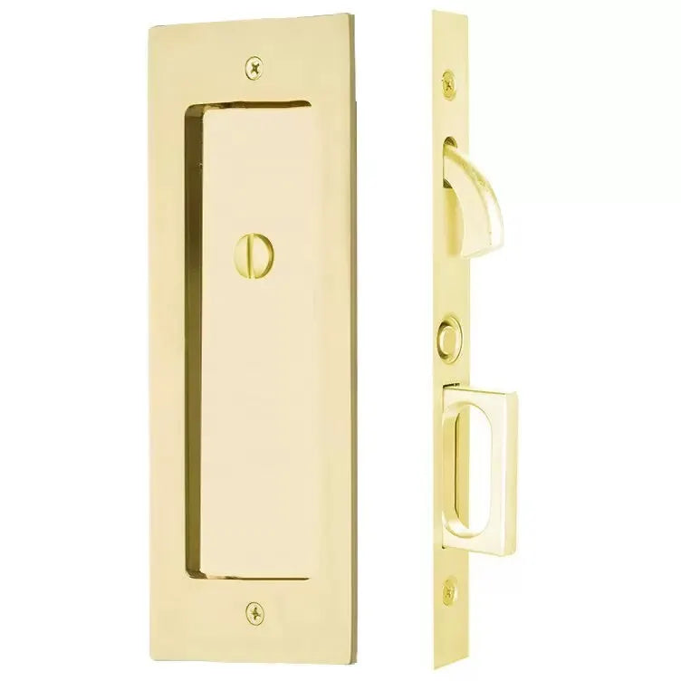 Emtek Modern Rectangular Pocket Door Mortise Lock by Emtek