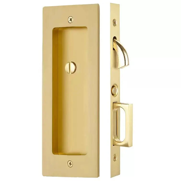 Emtek Modern Rectangular Pocket Door Mortise Lock by Emtek