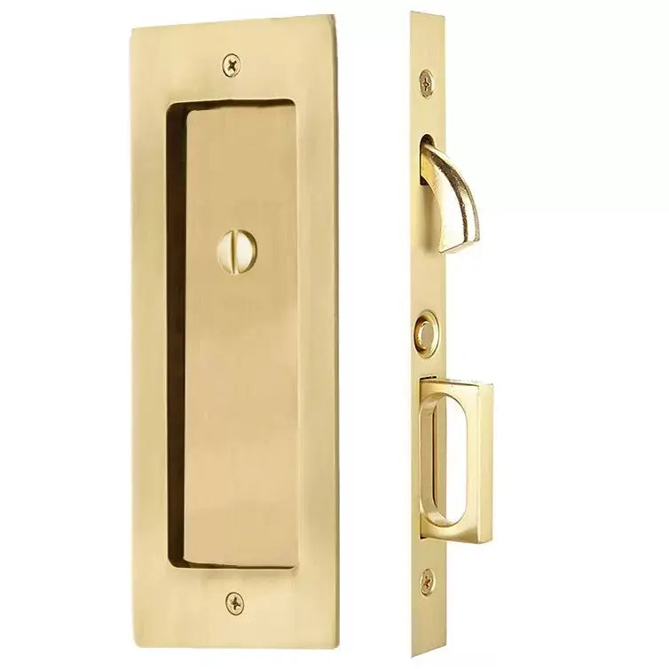 Emtek Modern Rectangular Pocket Door Mortise Lock by Emtek