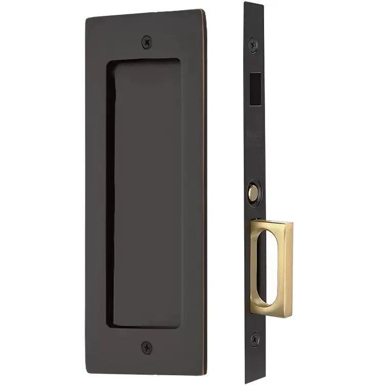 Emtek Modern Rectangular Pocket Door Mortise Lock by Emtek