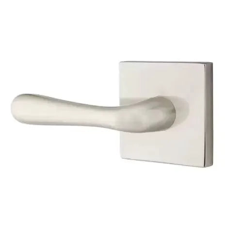 Emtek Basel Door Lever with Square Rose by Emtek