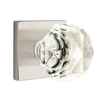Emtek Diamond Door Knob with Square Rose by Emtek