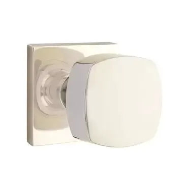 Emtek Freestone Door Knob and Square Rose by Emtek