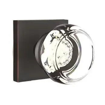 Emtek Georgetown Door Knob with Square Rose by Emtek