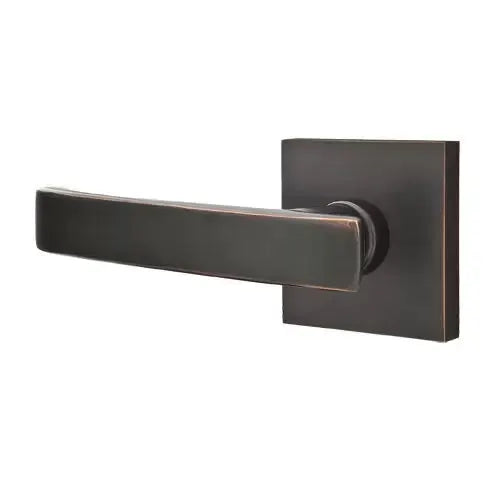 Emtek Geneva Door Lever with Square Rose by Emtek