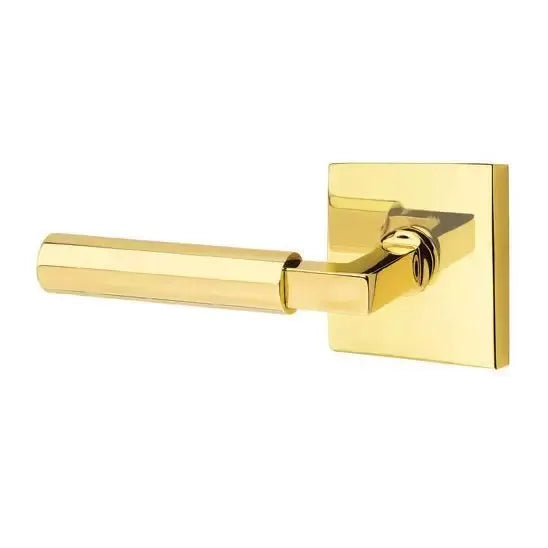 Emtek Hercules Door Lever with Square Rose by Emtek