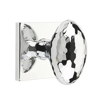 polished chrome door knob